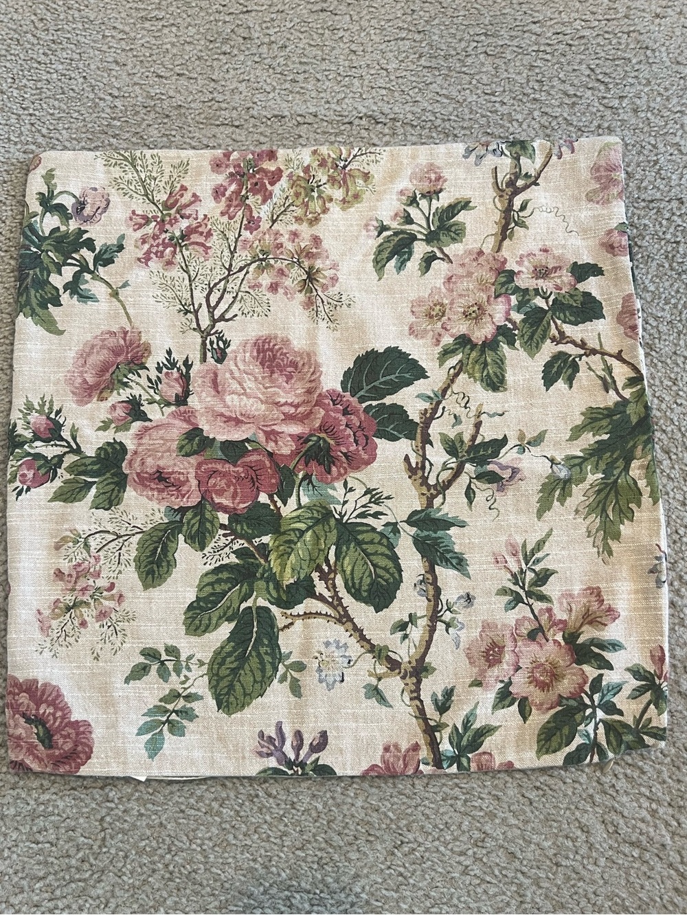 Pottery Barn Garden Floral Pillow Cover – 20”